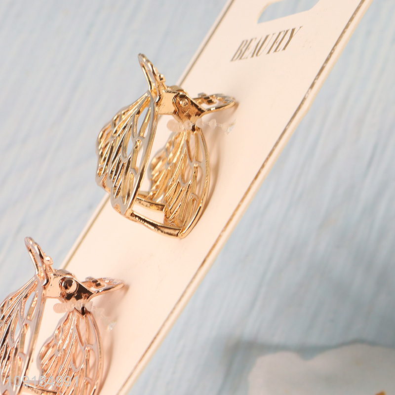 Most popular 2pcs fashion alloy hair claw clips hair decoration for girls