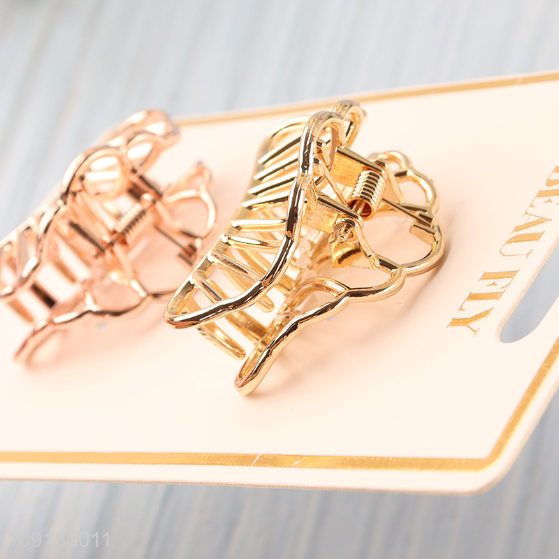 Yiwu market shell shape alloy hair claw clips hair decoration