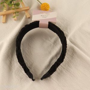 Latest products black hair hoop hair accessories hair decoration