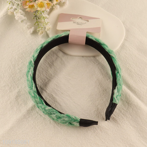Best sale green fashion hair hoop hair accessories hair decoration