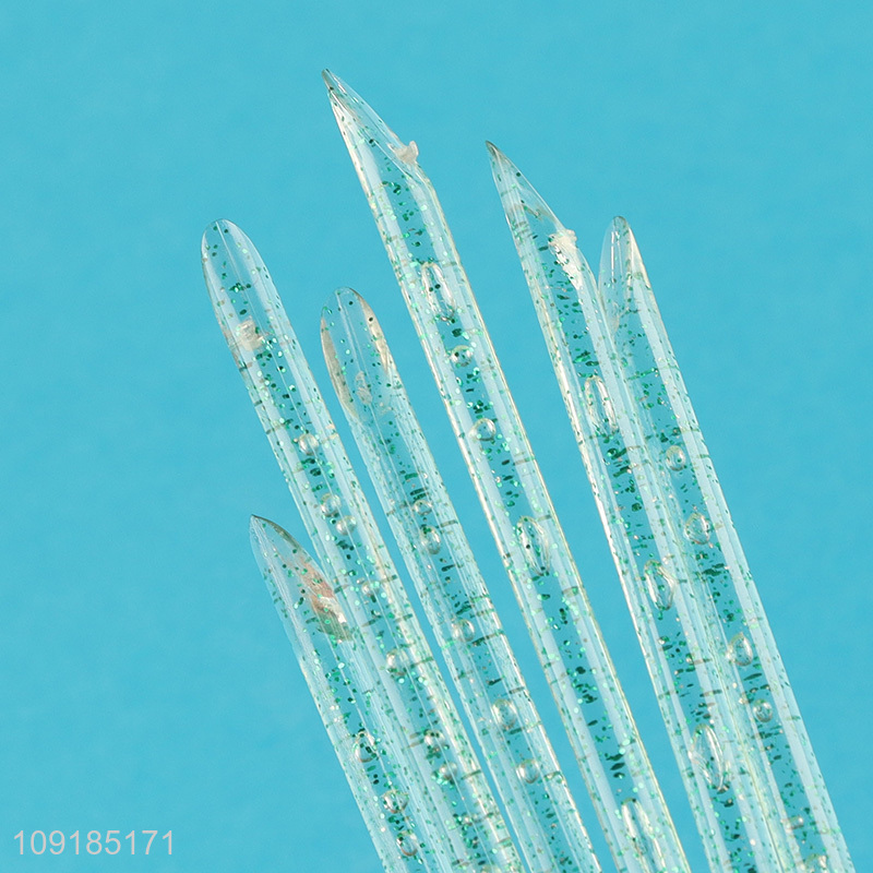 Most popular crystal nail point drill stick nail cuticle pusher