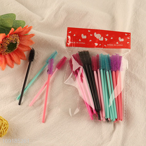 Yiwu market disposable girls makeup tool eyelash brush for sale