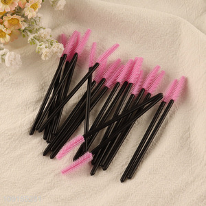 China supplier disposable silicone makeup tool eyelash brush