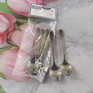 China factory 6pcs stainless steel tableware spoon for home restaurant