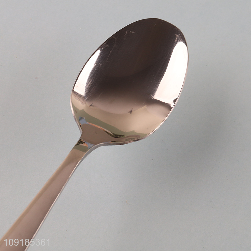 Top selling 6pcs stainless steel cutlery set tableware spoon