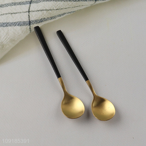 New arrival 6pcs stainless steel tableware spoon cutlery set for sale