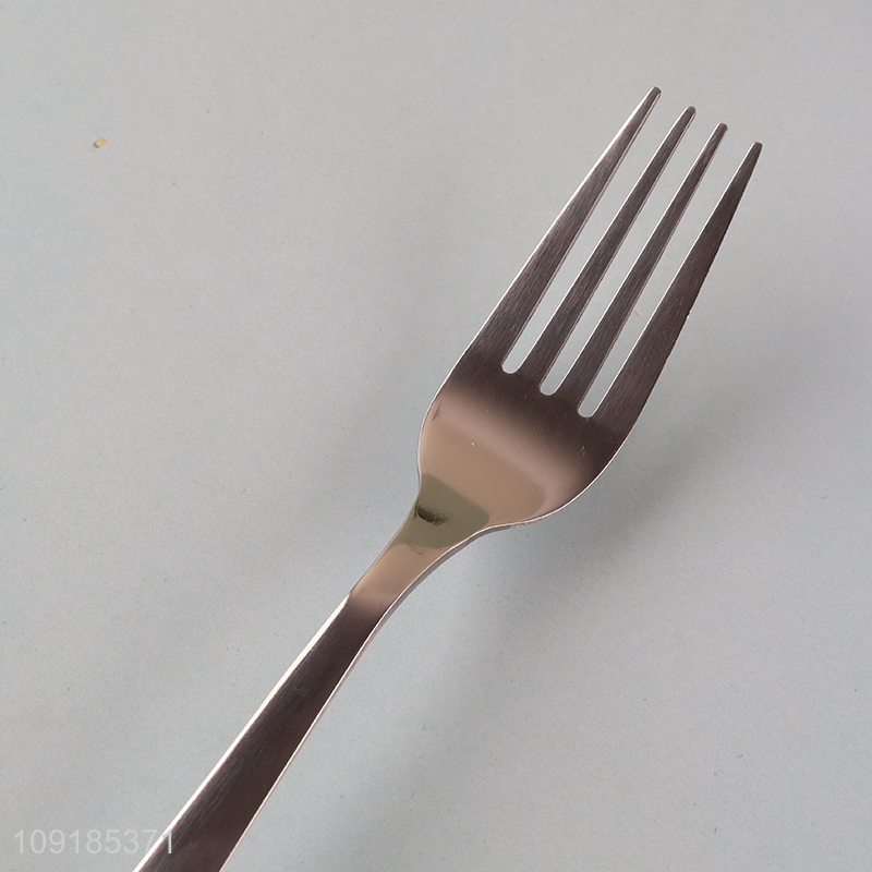 Popular products 6pcs stainless steel dinner fork cutlery set