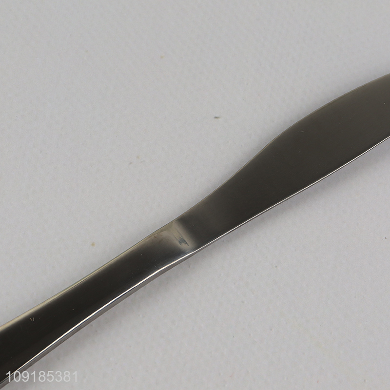 China supplier 6pcs stainless steel dinner knife tableware knife set