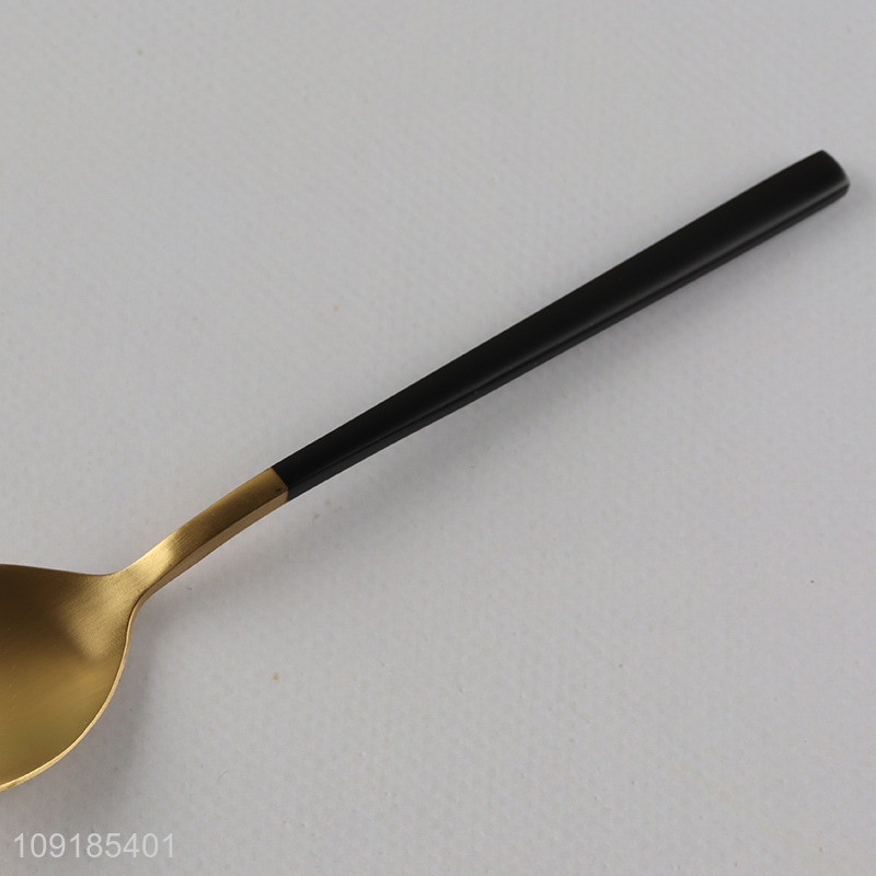 Top quality 6pcs reusable stainless steel cutlery set tableware spoon