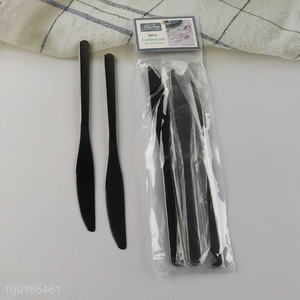 Hot products 6pcs stainless steel dinner knife set for home restaurant