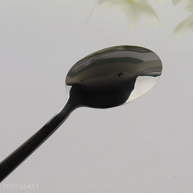 Best selling stainless steel 6pcs cutlery set tableware spoon set