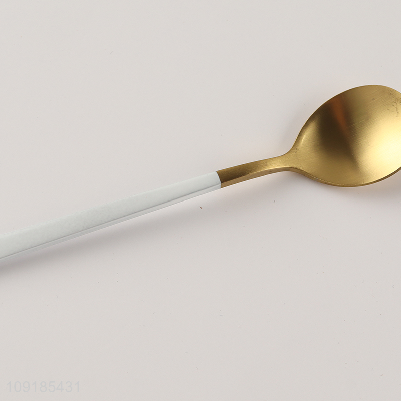 China products 6pcs cutlery set home restaurant tableware spoon set