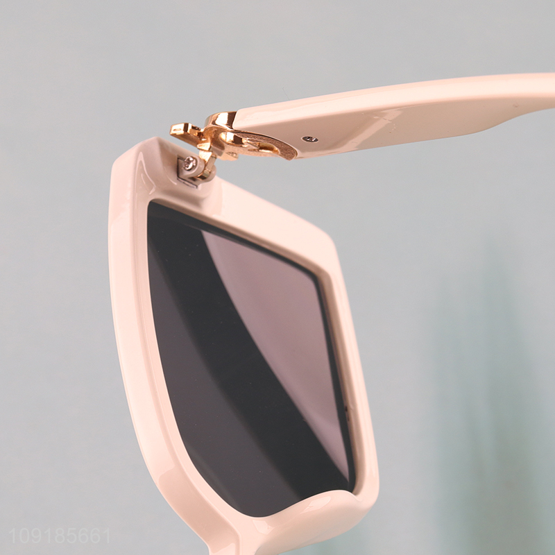 Top sale rectangle plastic frame sunglasses polarized sunglasses for men women