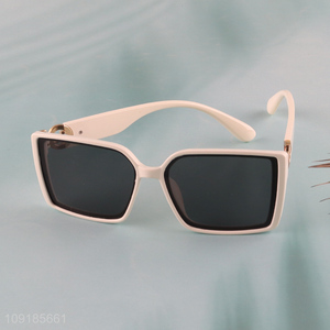 Top sale rectangle plastic frame sunglasses polarized sunglasses for men women