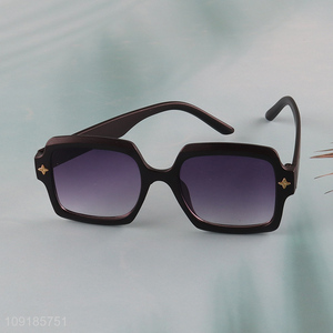 High quality rectangle plastic frame sunglasses polarized sunglasses