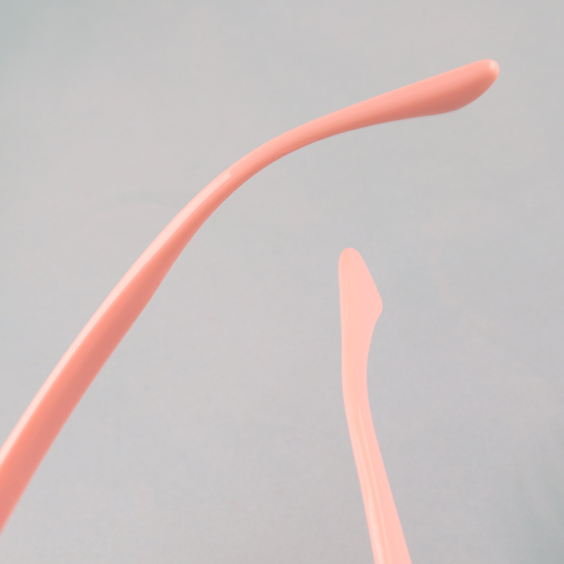 Good selling pink fashion ladies plastic frame sunglasses polarized sunglasses