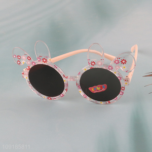 Low price cartoon rabbit plastic frame sunglasses polarized sunglasses