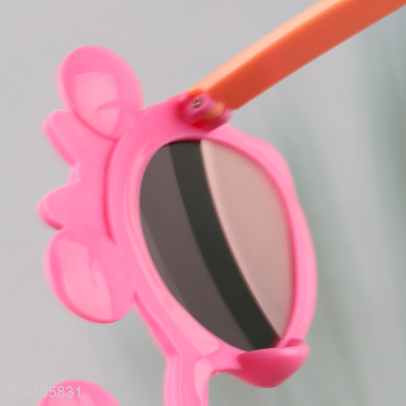 Popular products pink plastic frame sunglasses polarized sunglasses for children