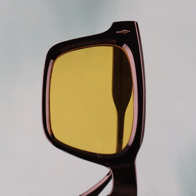 Top selling rectangle plastic frame fashion sunglasses polarized sunglasses