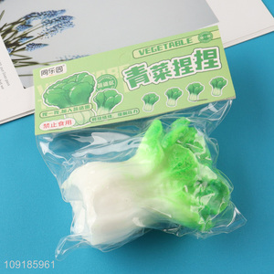 Good Quality Soft Squeeze Stress Relief Fidget Toy Squishy Vegetable