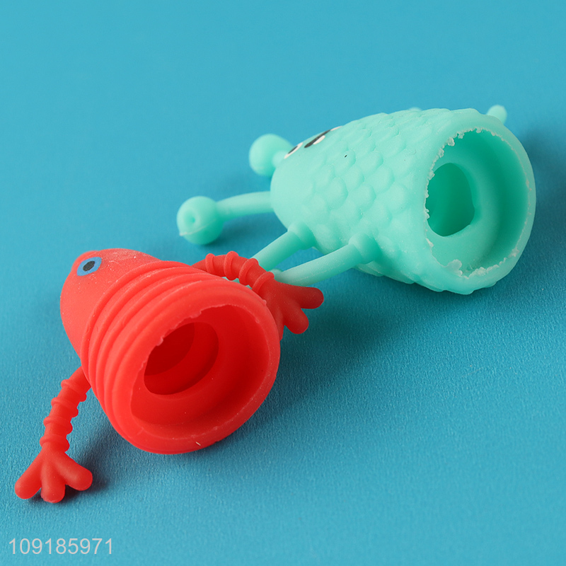 New Arrival 8PCS Finger Puppets Toys Cute Soft Monster Finger Puppets