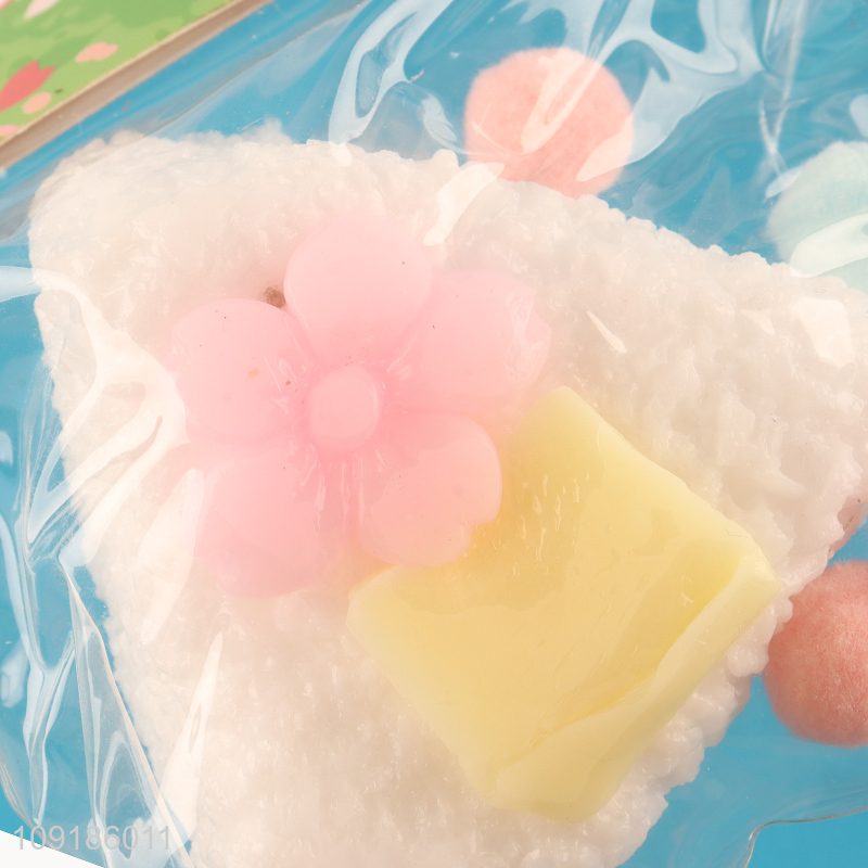 Factory Price Soft Squeeze Squishy TPR Sensory Toy Squishy Onigiri