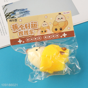 China Imports Soft Stress Relief Squeeze Fidget Toy Squishy Banana