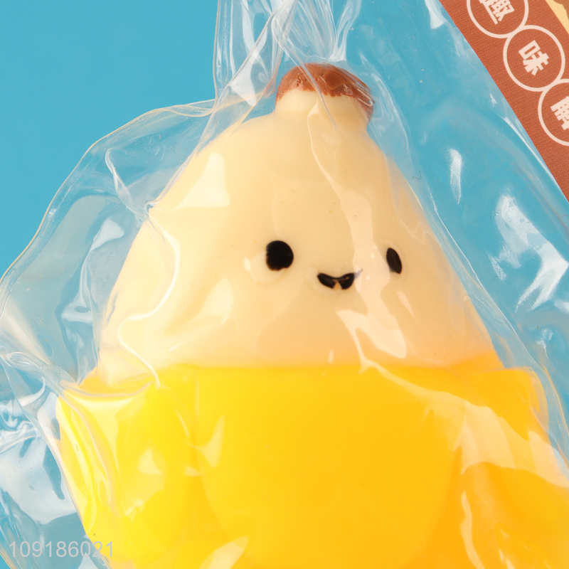 China Imports Soft Stress Relief Squeeze Fidget Toy Squishy Banana