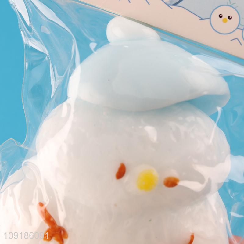 High Quality Soft Stress Relief Squeeze Fidget Toy Squishy Snowman