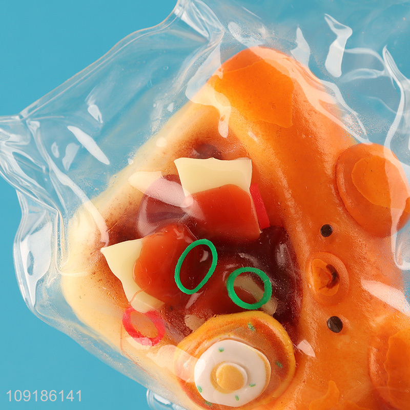 Good Quality Soft Anxiety Relief Squeeze Fidget Toy Squishy Pizza