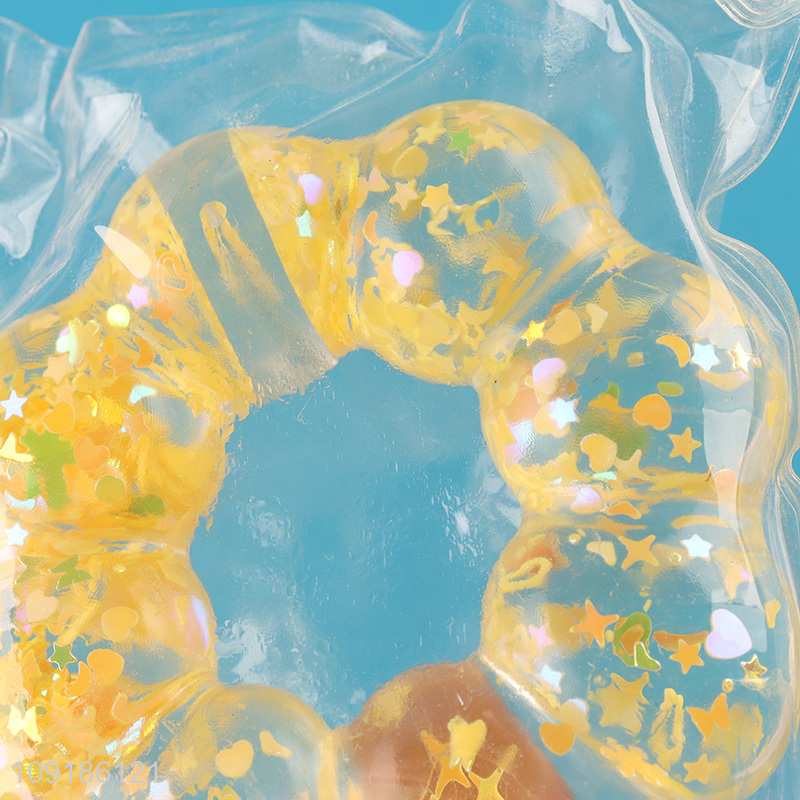 Factory Supply Soft Squeeze Toy Anxiety Relief Toy Squishy Ring Candy