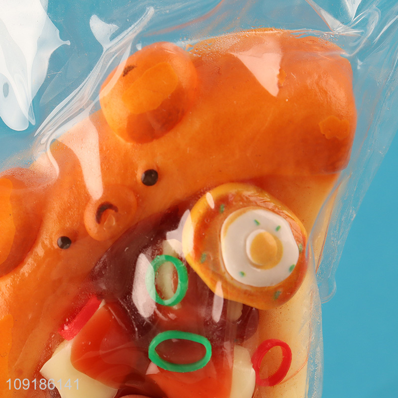 Good Quality Soft Anxiety Relief Squeeze Fidget Toy Squishy Pizza
