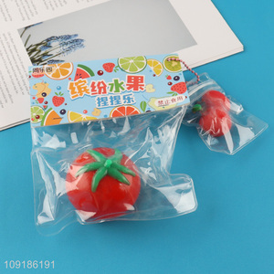 Factory Price 2PCS Soft Squeeze Toy Anxiety Relief Toy Squishy Tomato