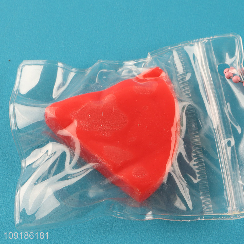 High Quality 2PCS Soft Squeeze Stress Relief Fidget Toy Squishy Watermelon