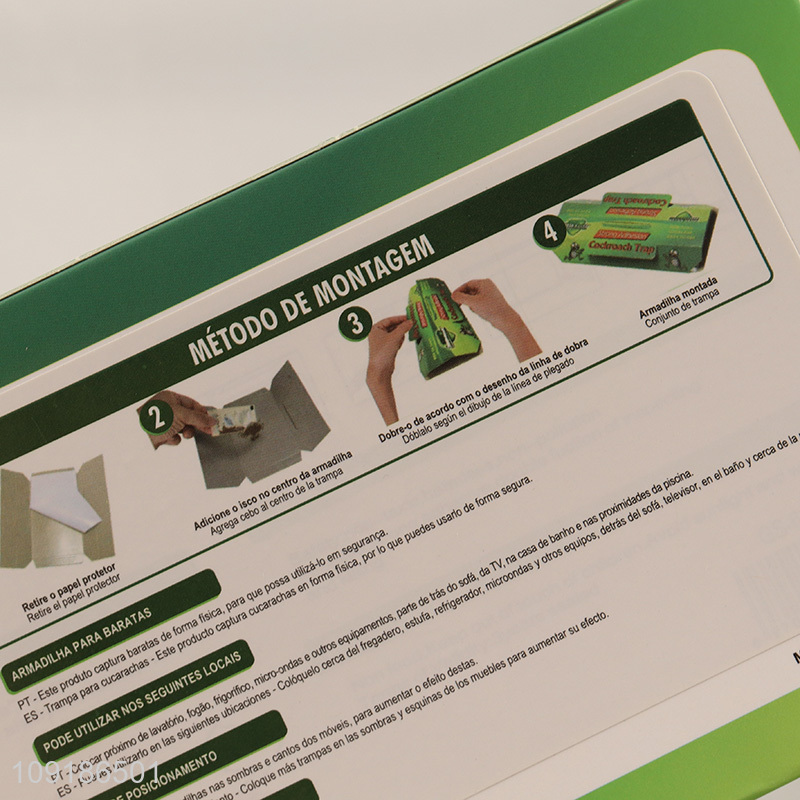 Wholesale 10PCS Strong Adhesive Non-Toxic Cockroach Trap Glue Boards