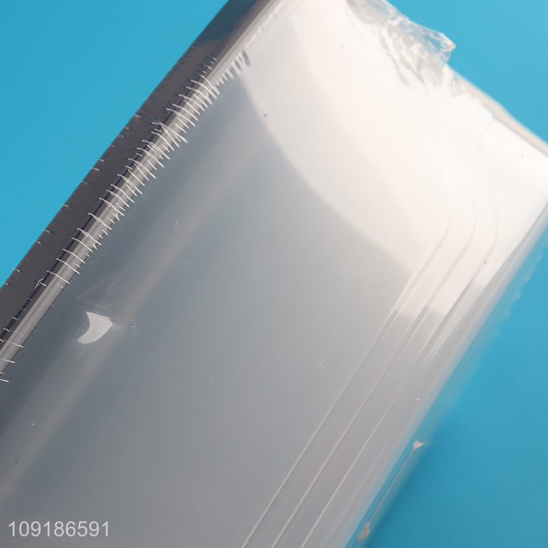 Wholesale 5PCS Rectangular BPA Free Plastic Food Storage Containers Lunch Box Set