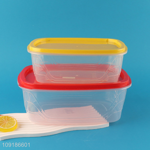 New Product 2.0 3.5L Rectangular Plastic Food Storage Containers Set for Meal Prep