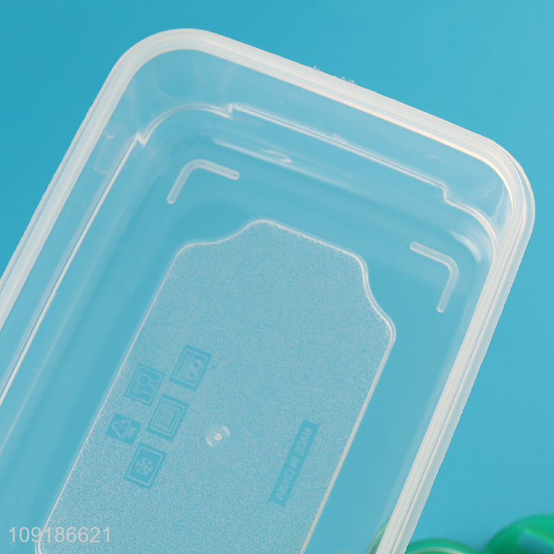 Wholesale 4PCS 1.5L/900ML/500ML/180ML Plastic Food Storage Containers with Airtight Lids