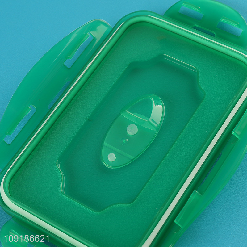 Wholesale 4PCS 1.5L/900ML/500ML/180ML Plastic Food Storage Containers with Airtight Lids