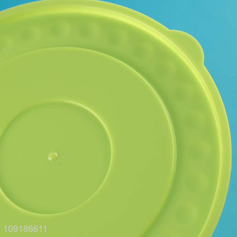 Factory Price 3PCS 3.3L/1.9L/1L Round Plastic Food Storage Containers for Fridge