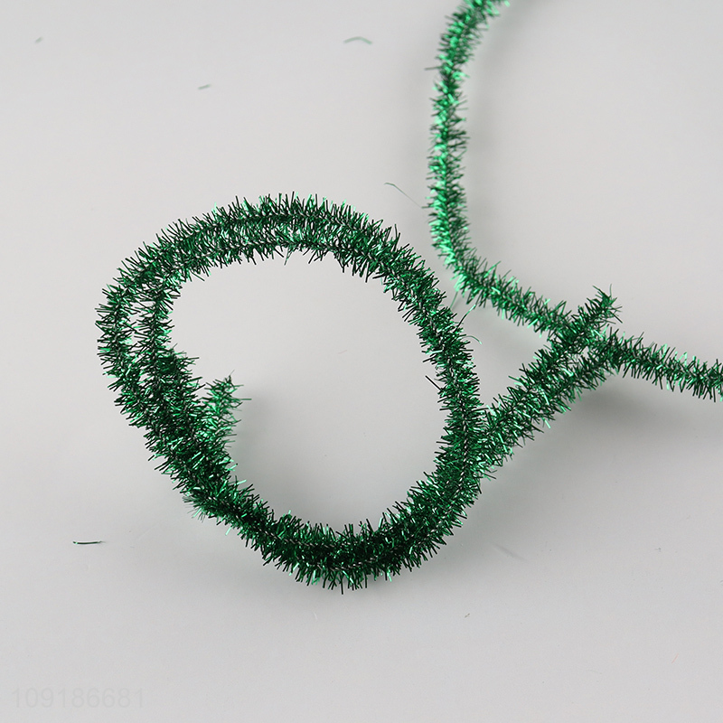 New Product 100PCS Multi-Color Pipe Cleaners Glitter Chenille Stems Fuzzy Sticks