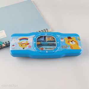 Good Quality Cartoon Metal Pencil Case Set Stationary Set for School Students