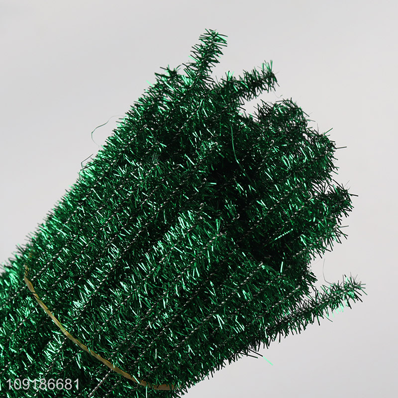 New Product 100PCS Multi-Color Pipe Cleaners Glitter Chenille Stems Fuzzy Sticks