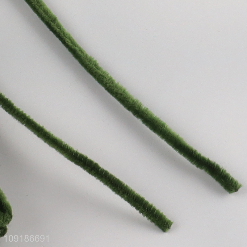 Factory Price 100PCS Pipe Cleaners Chenille Stems Fuzzy Sticks DIY Craft Supplies