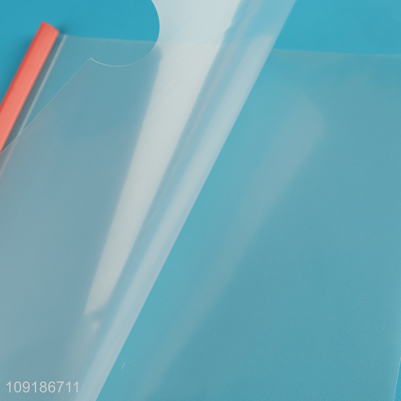 Online Wholesale 10PCS A4 Size Transparent PVC Report Covers with Sliding Bar