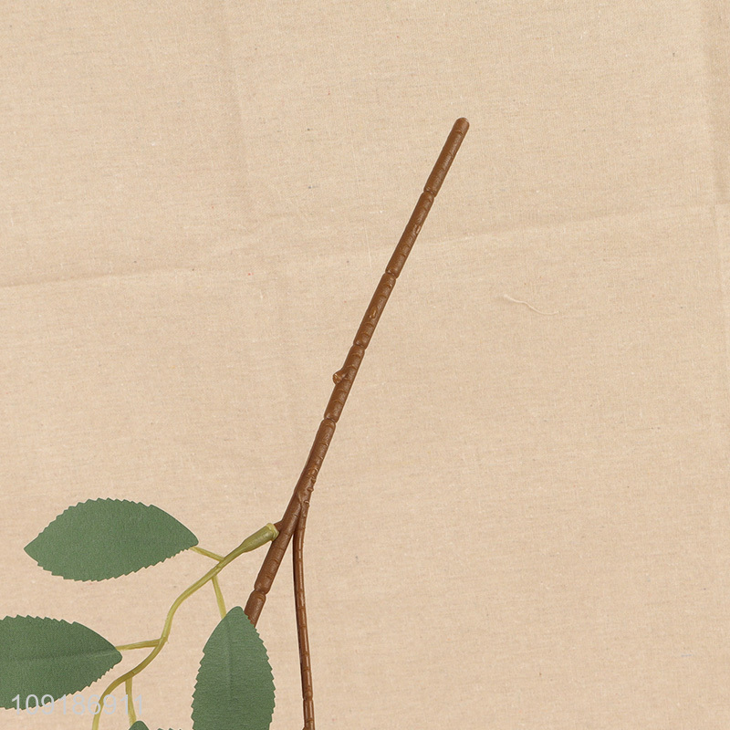 New product natural decorative fake plants artificial leaves for sale