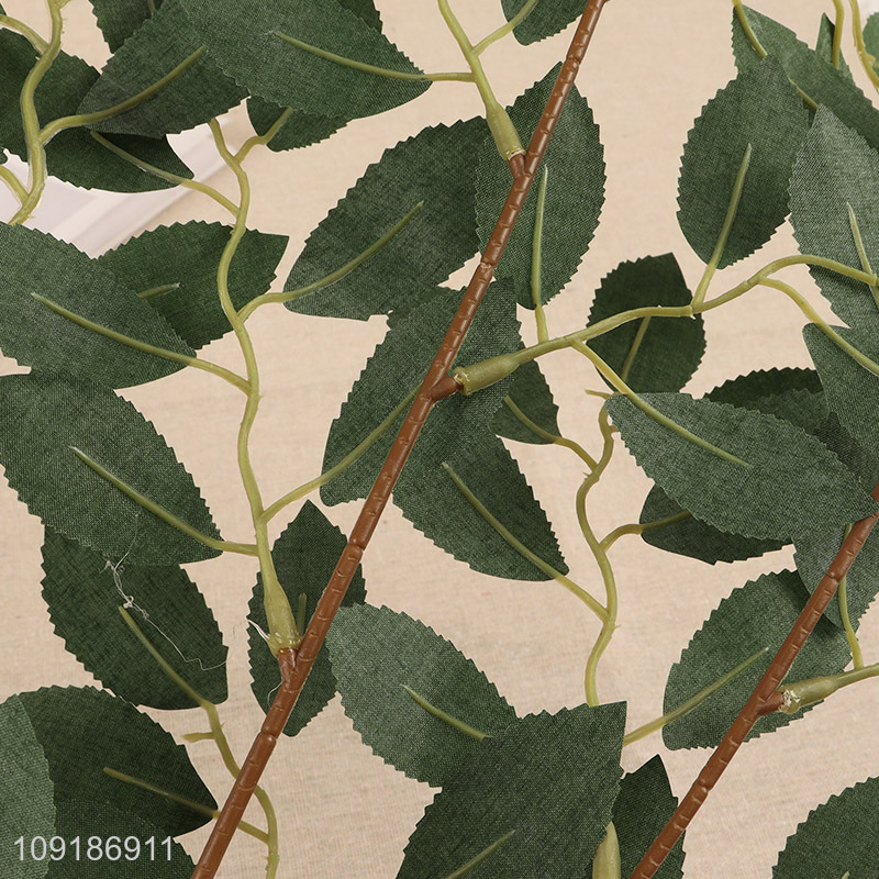 New product natural decorative fake plants artificial leaves for sale