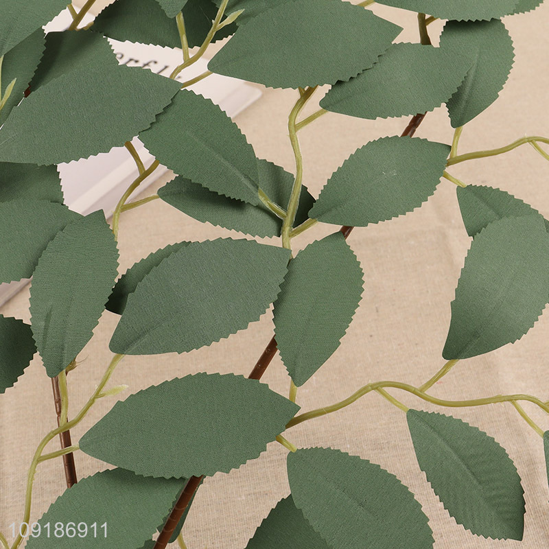 New product natural decorative fake plants artificial leaves for sale