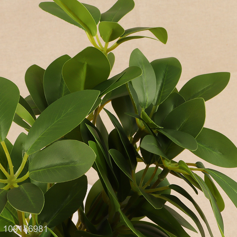 Top selling green fake leaf plant artificial tree branches wholesale