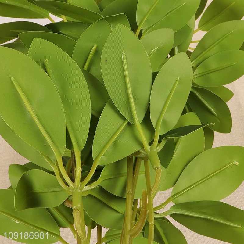 Top selling green fake leaf plant artificial tree branches wholesale